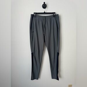 Under Armour Men's Gray Joggers with Black Accents